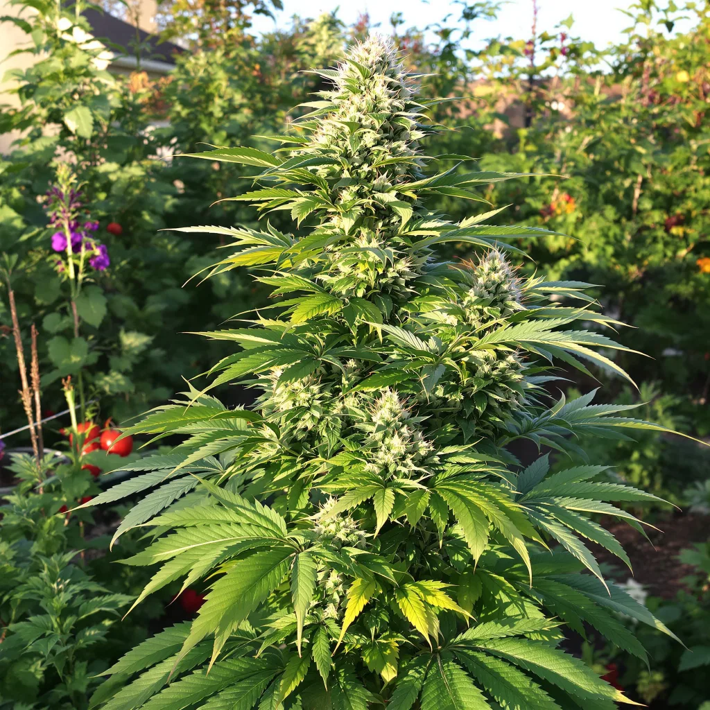 Casper OG 71% indica / 29% sativa — flor con tricomas visibles
