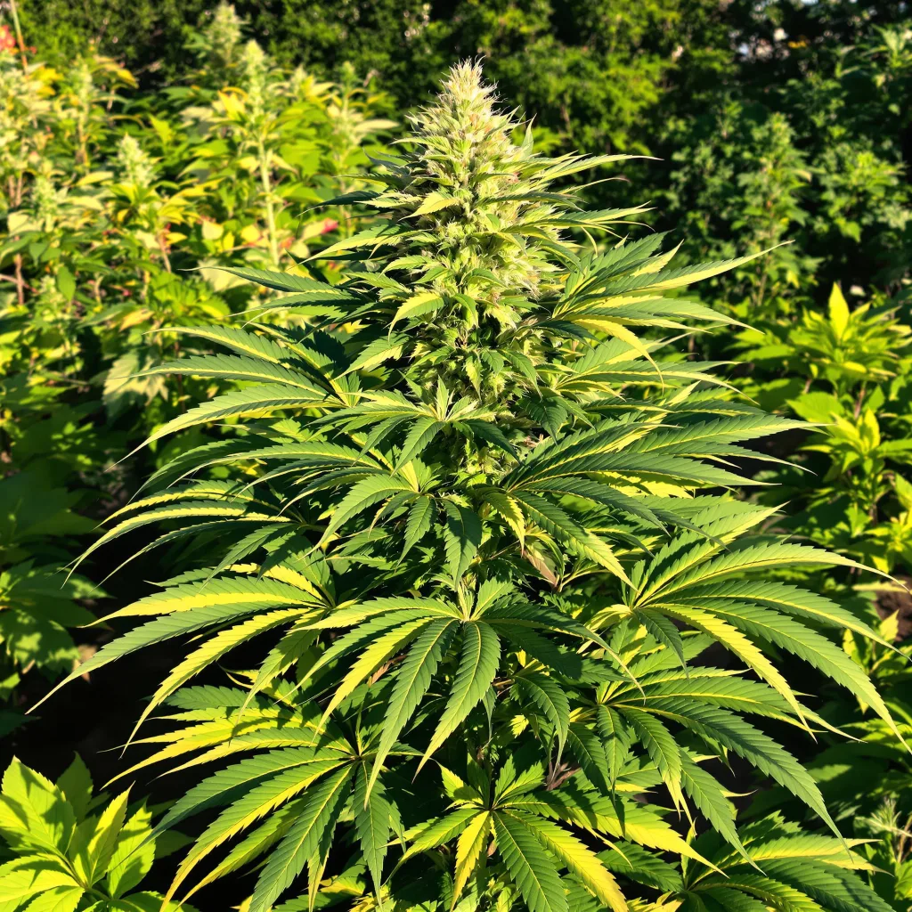 Casper OG 71% indica / 29% sativa — flor con tricomas visibles