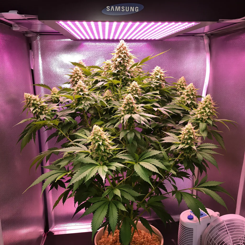 Planta de cannabis CBD 3D en fase de floración — 120-180 cm feminizada