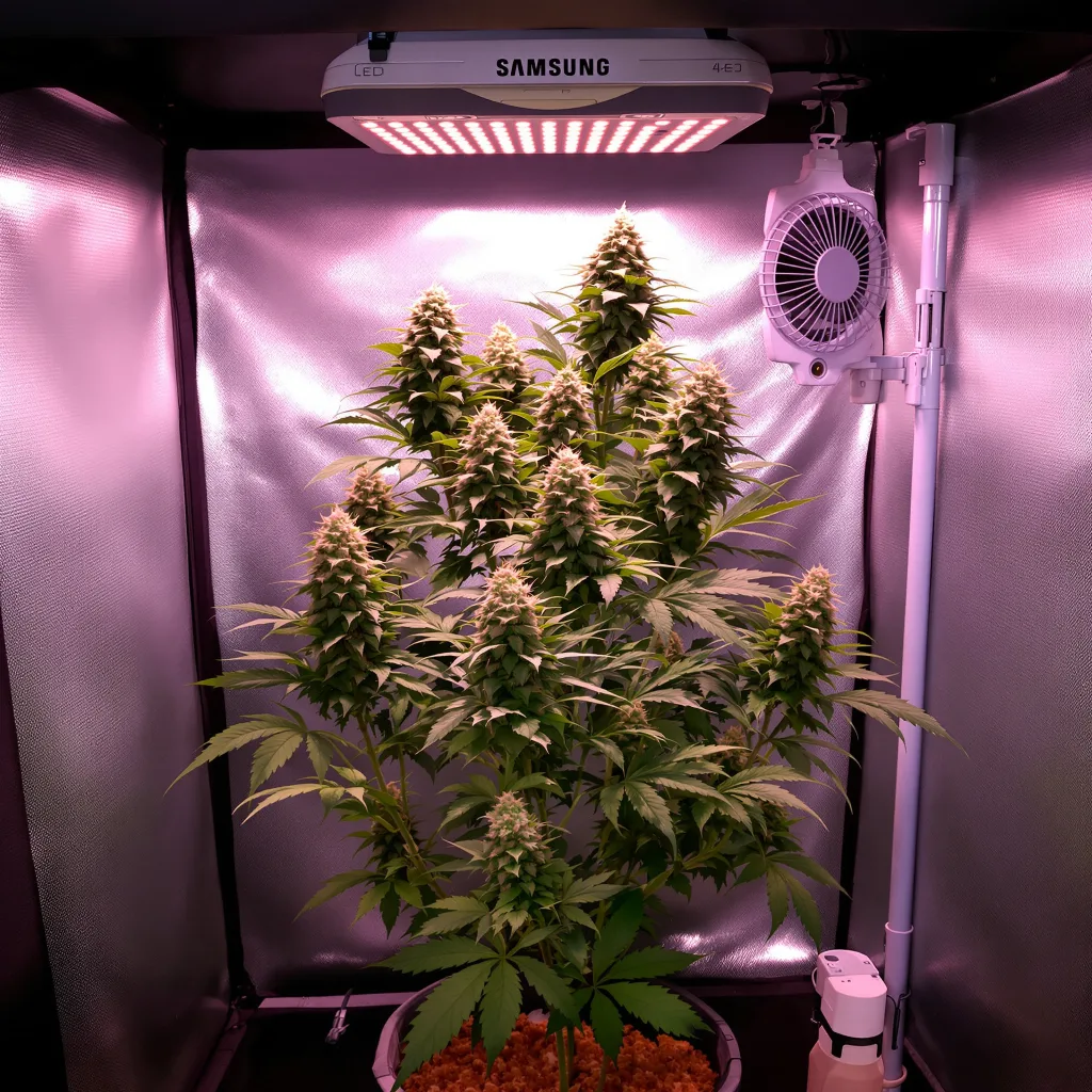 Planta de cannabis CBD ACDC en fase de floración — 120-180 cm feminizada