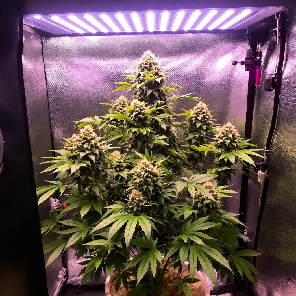 Planta de cannabis CBD Critical Mass en fase de floración — 120-180 cm feminizada