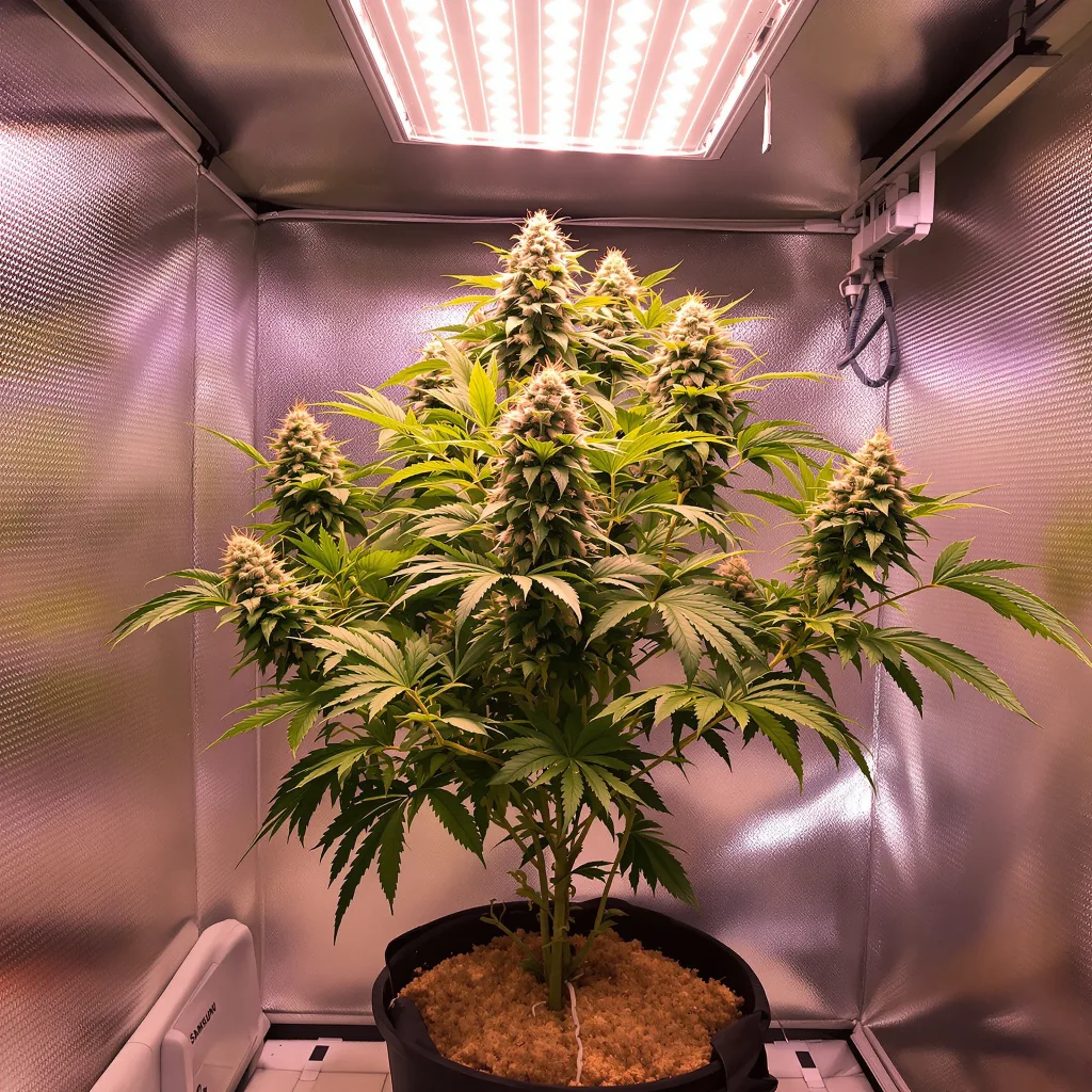 Planta de cannabis CBD Fast Eddy en fase de floración — 120-180 cm feminizada