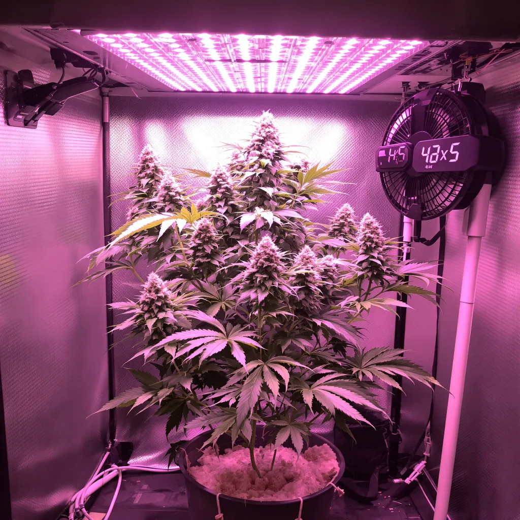 Planta de cannabis CBD Haze en fase de floración — 120-180 cm feminizada