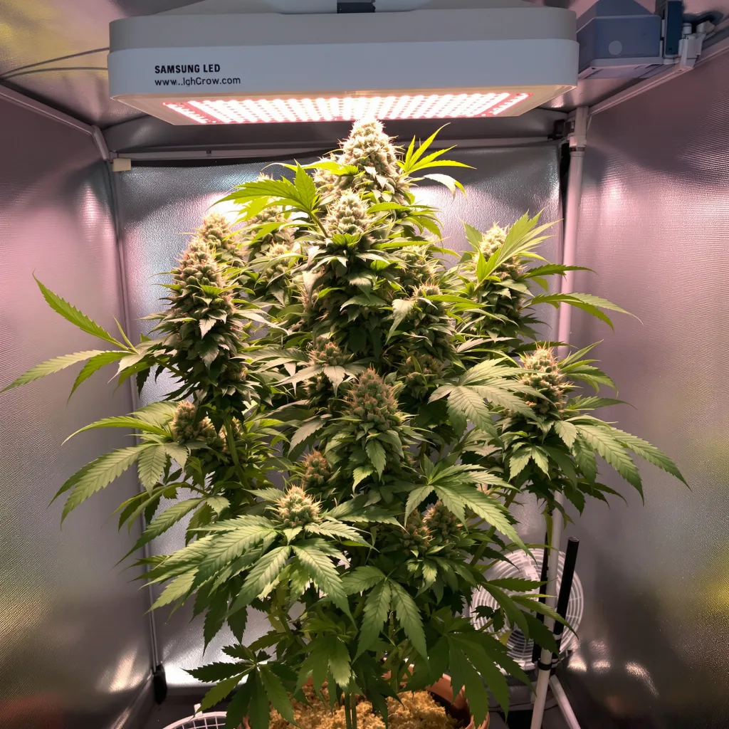 Planta de cannabis CBD MediHaze en fase de floración — 120-180 cm feminizada