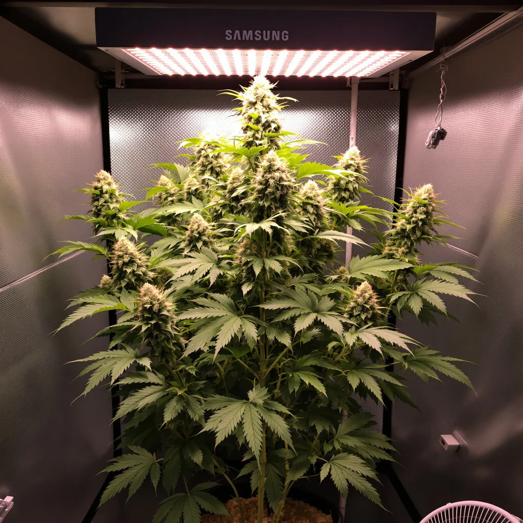 Planta de cannabis CBD OG Kush en fase de floración — 120-180 cm feminizada