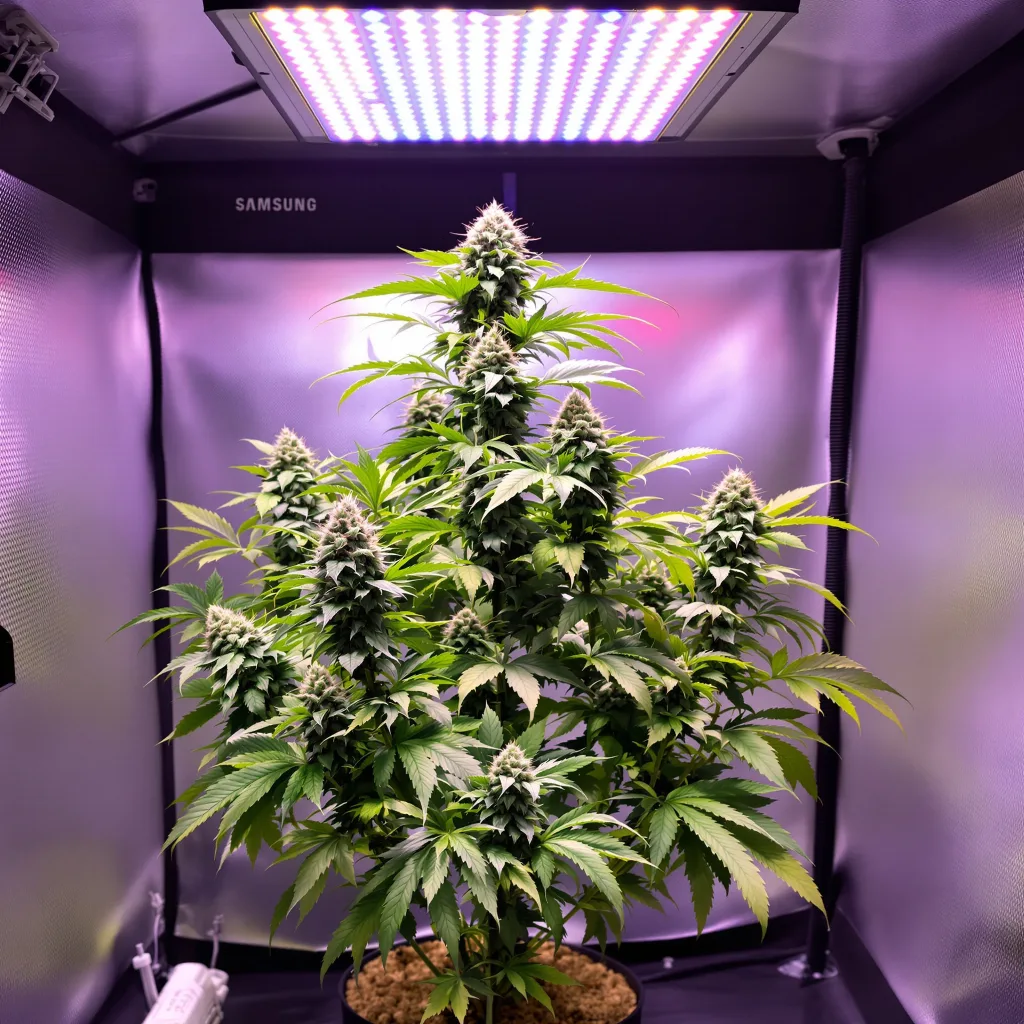 Planta de cannabis CBD PH Haze en fase de floración — 120-180 cm feminizada