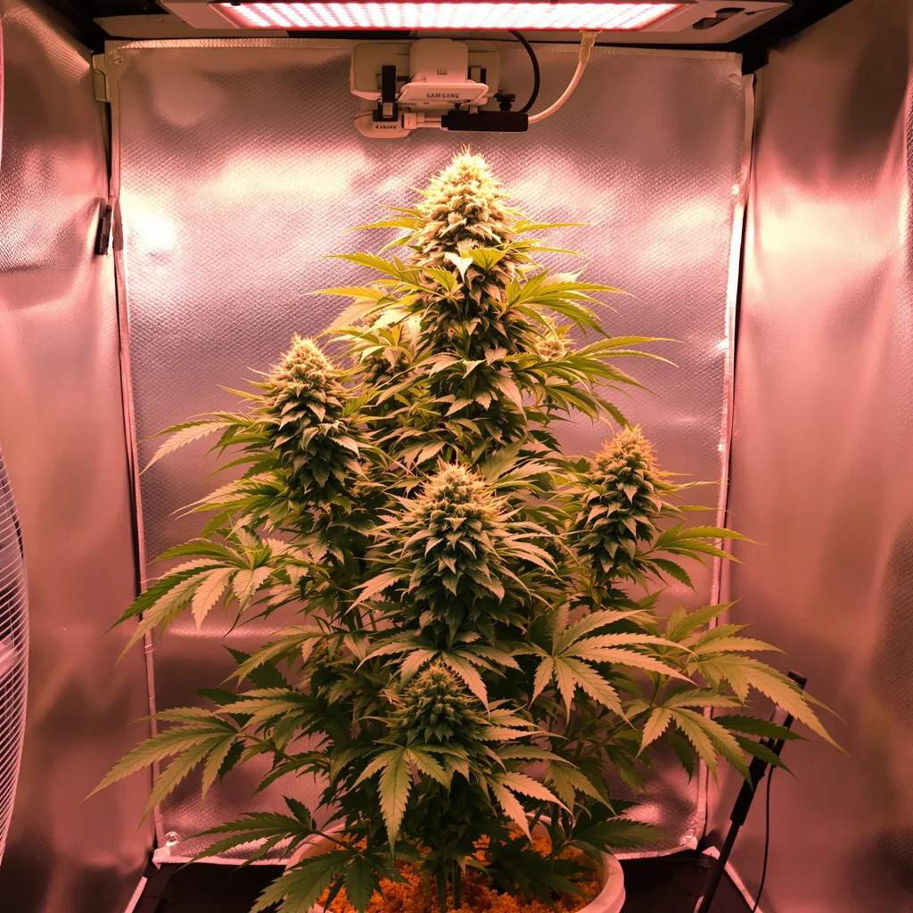 Planta de cannabis CBD Stress Killer en fase de floración — 120-180 cm feminizada