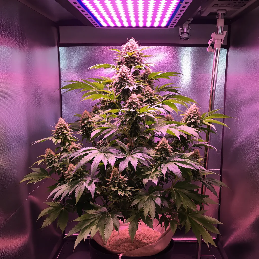 Planta de cannabis Cement Shoes en fase de floración — 90-130 cm feminizada