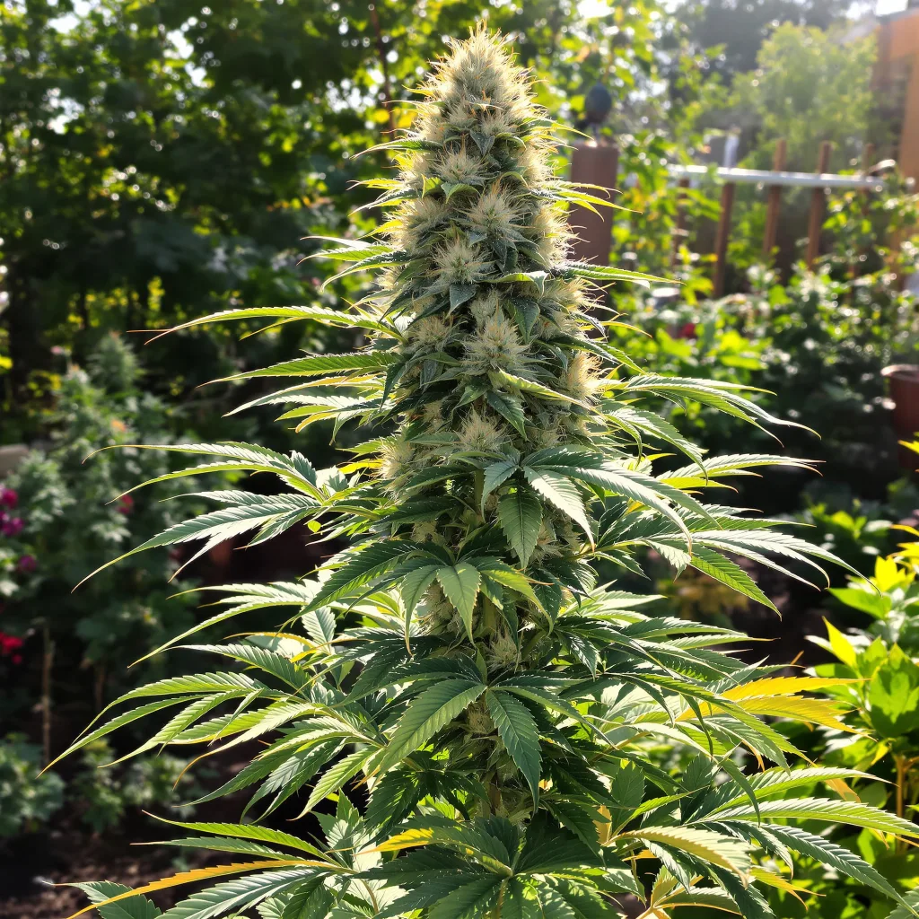 Cereal Milk 40% indica / 60% sativa — flor con tricomas visibles