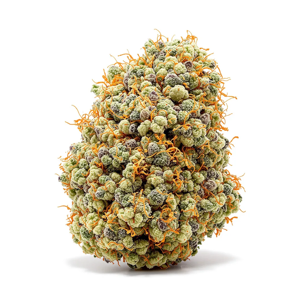Charlie Sheen 60% indica / 40% sativa — flor con tricomas visibles