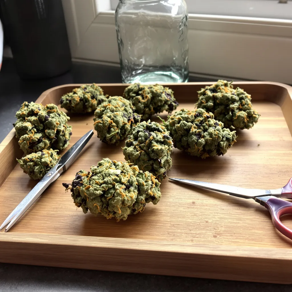 Cheese 60% indica / 40% sativa — flor con tricomas visibles