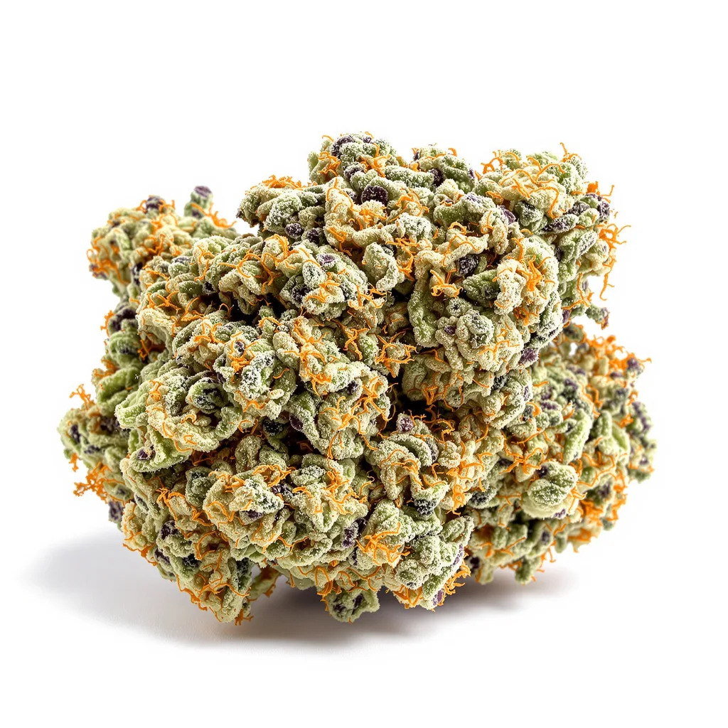 Cheese 60% indica / 40% sativa — flor con tricomas visibles