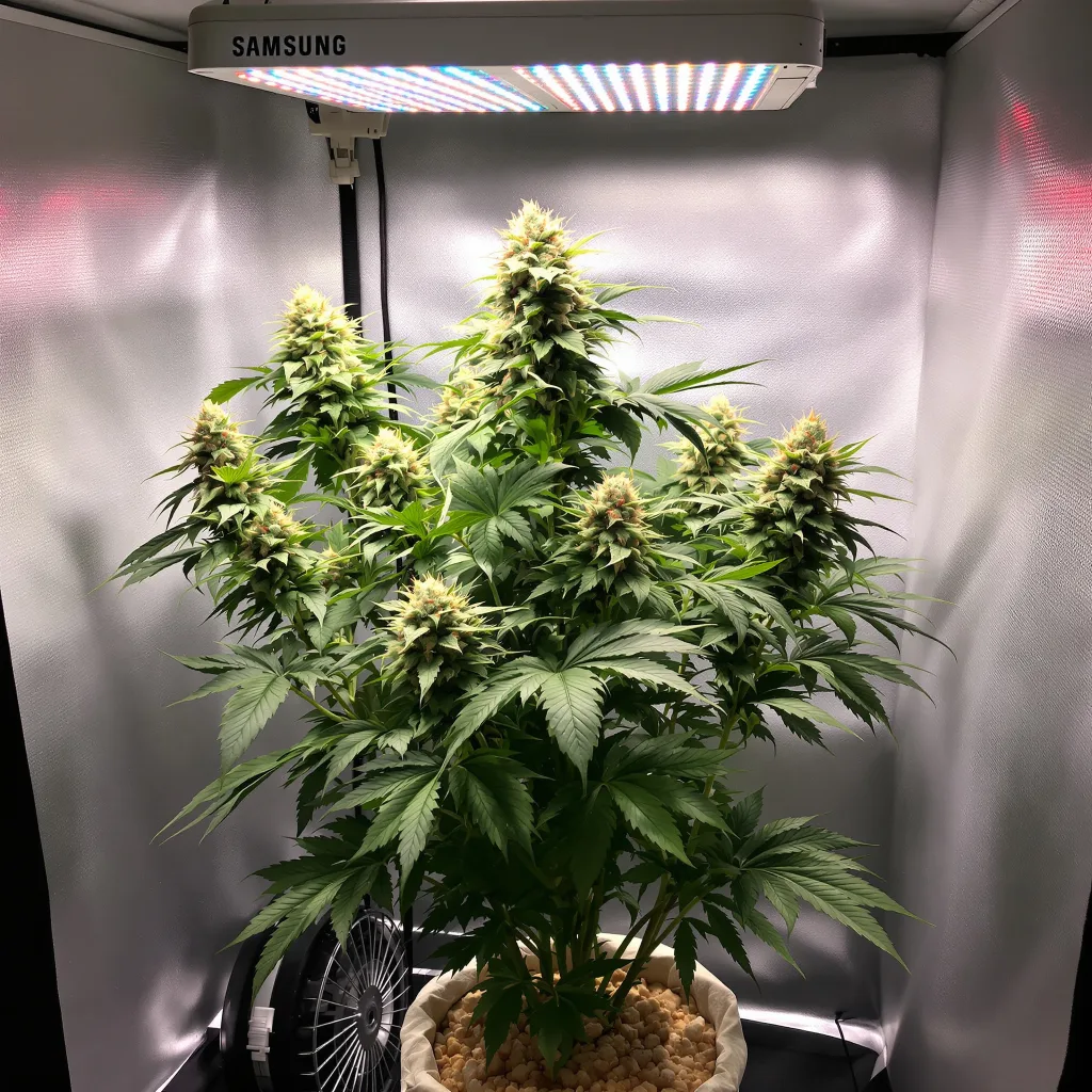 Planta de cannabis Cherry Chem en fase de floración — 120-180 cm feminizada