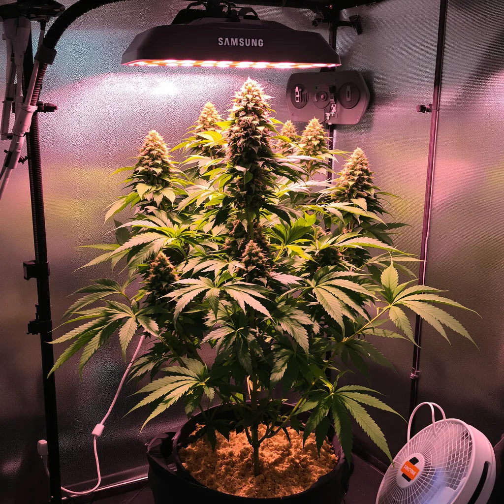 Planta de cannabis China Yunnan en fase de floración — 90-130 cm feminizada