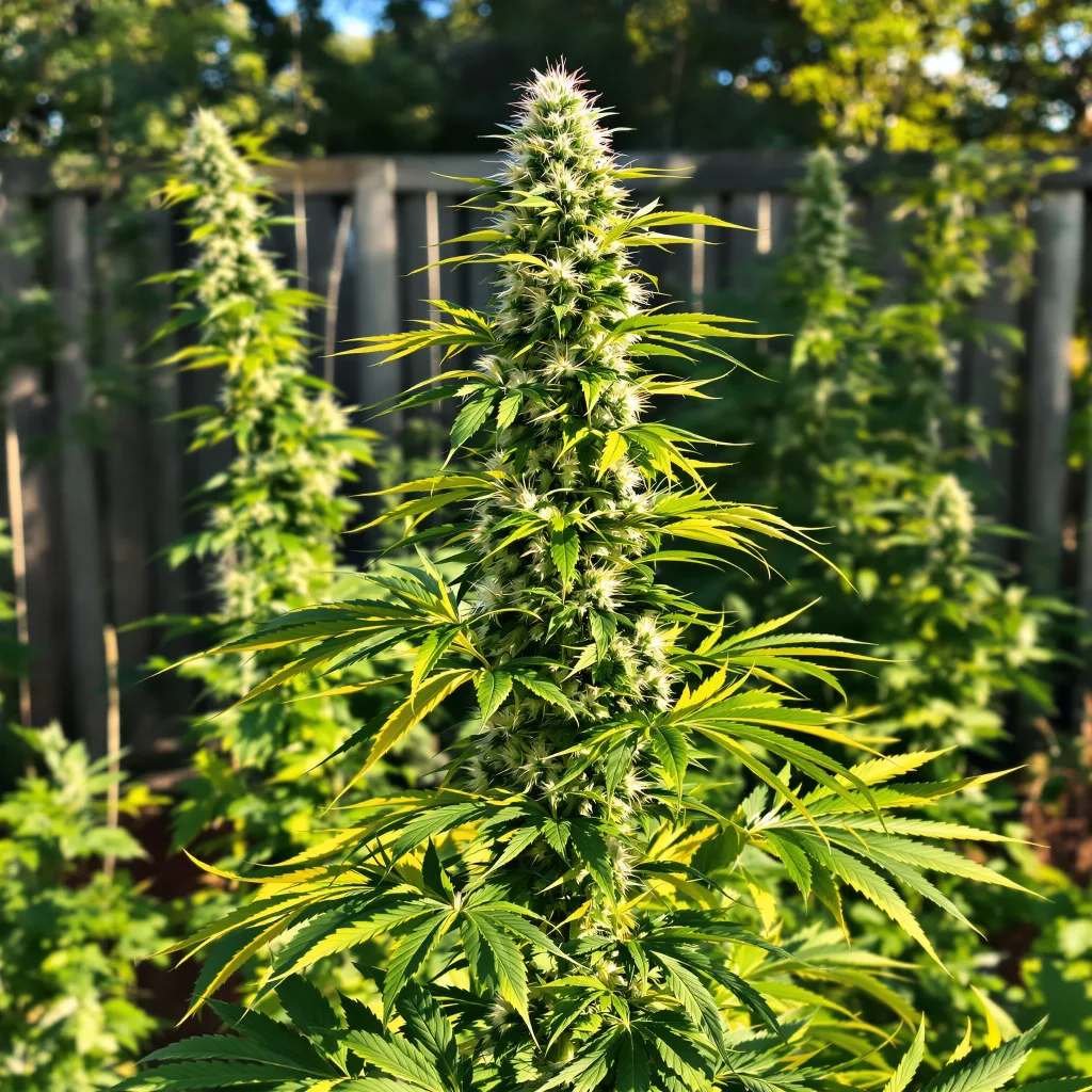 Chocolate Thai 16% indica / 84% sativa — flor con tricomas visibles