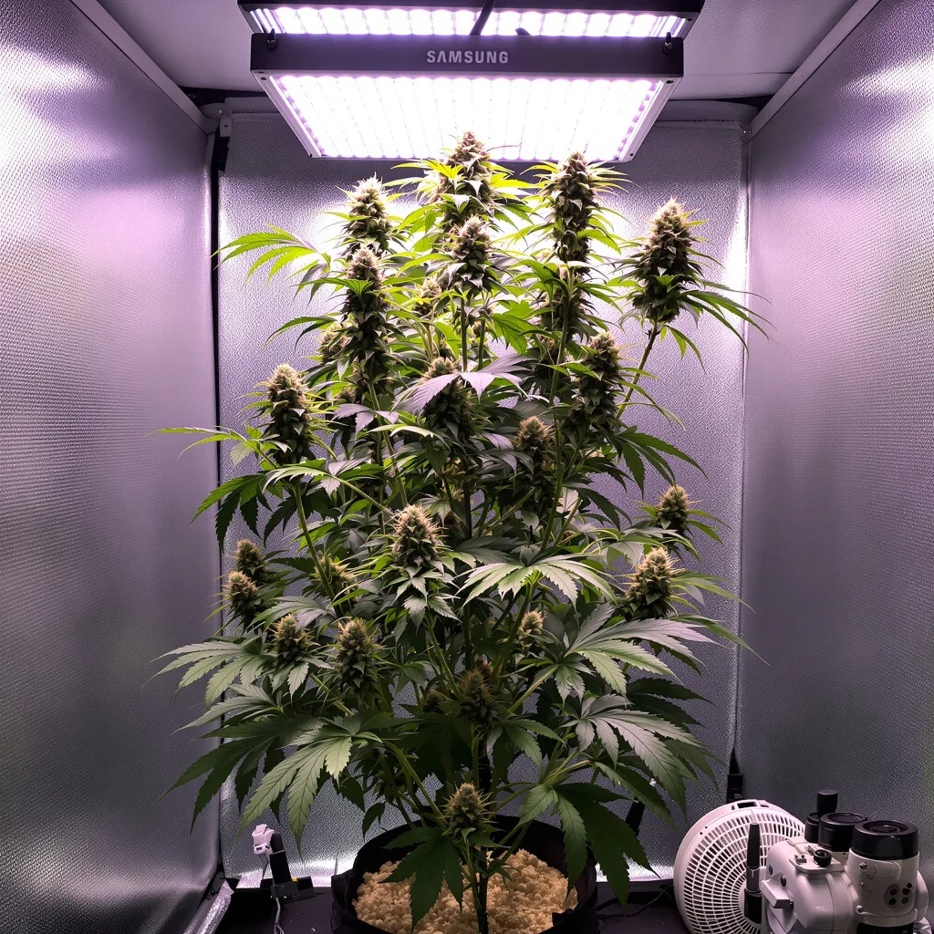 Planta de cannabis Chocolope en fase de floración — 150-200 cm feminizada