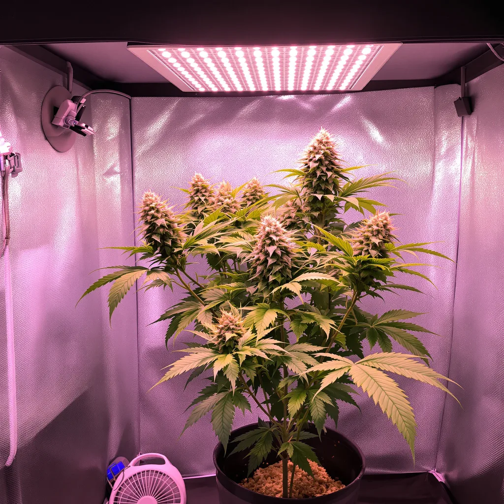 Planta de cannabis CHR Super OG en fase de floración — 90-130 cm feminizada