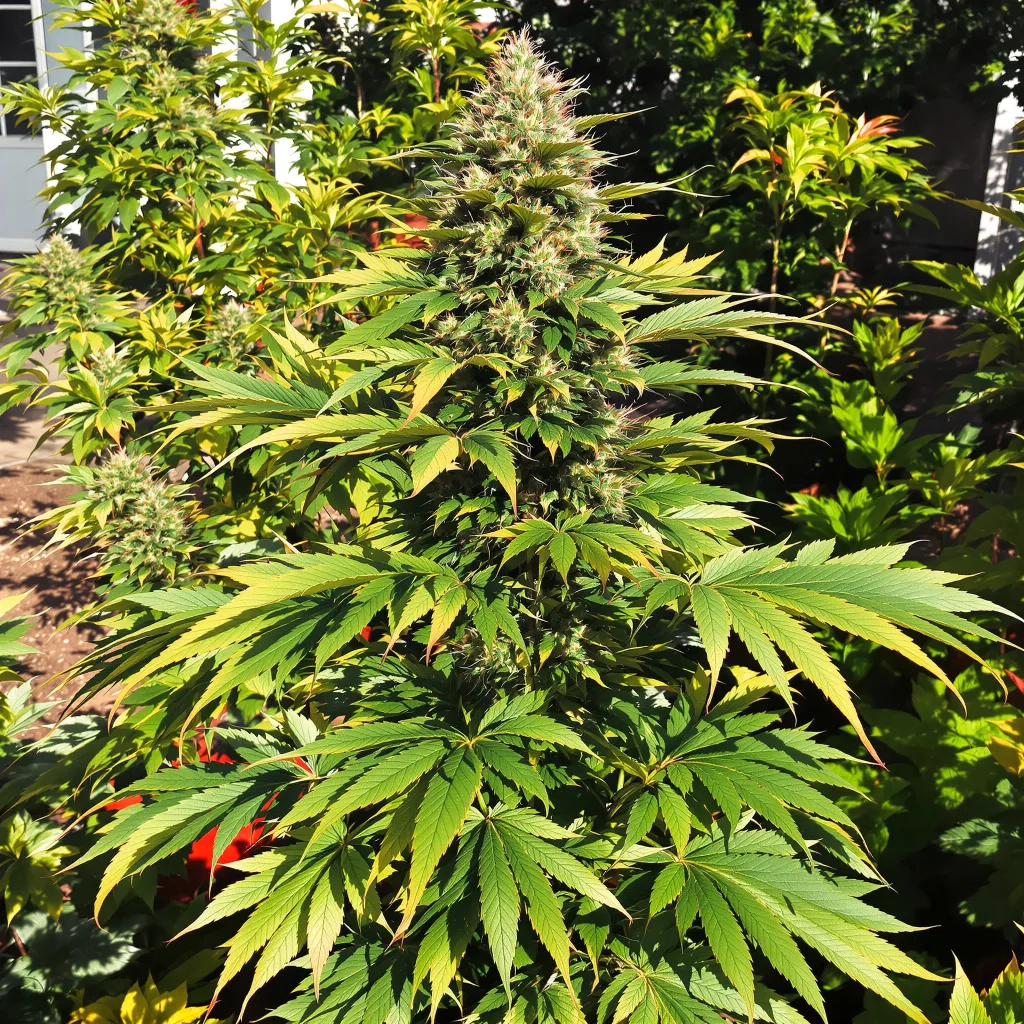 CHR Super OG 69% indica / 31% sativa — flor con tricomas visibles