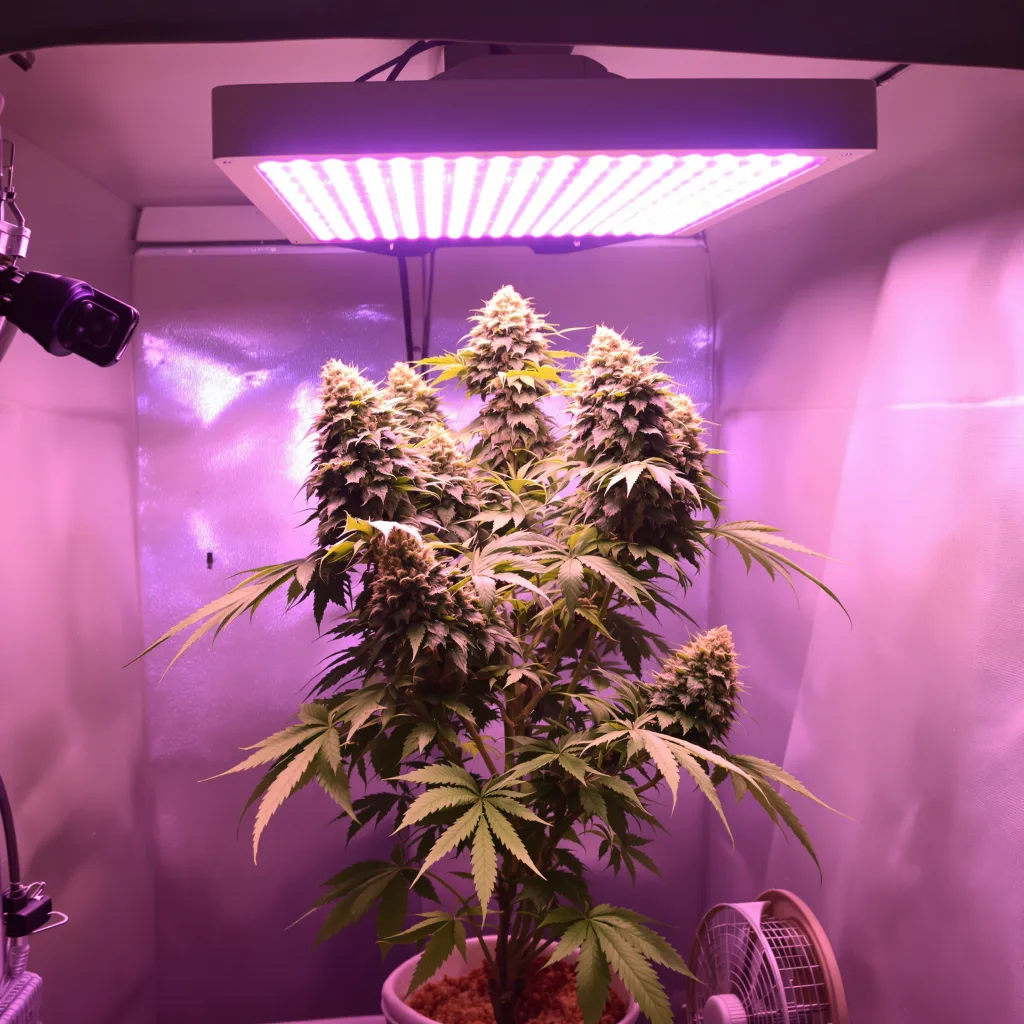 Planta de cannabis Chronic Thunder en fase de floración — 120-180 cm feminizada