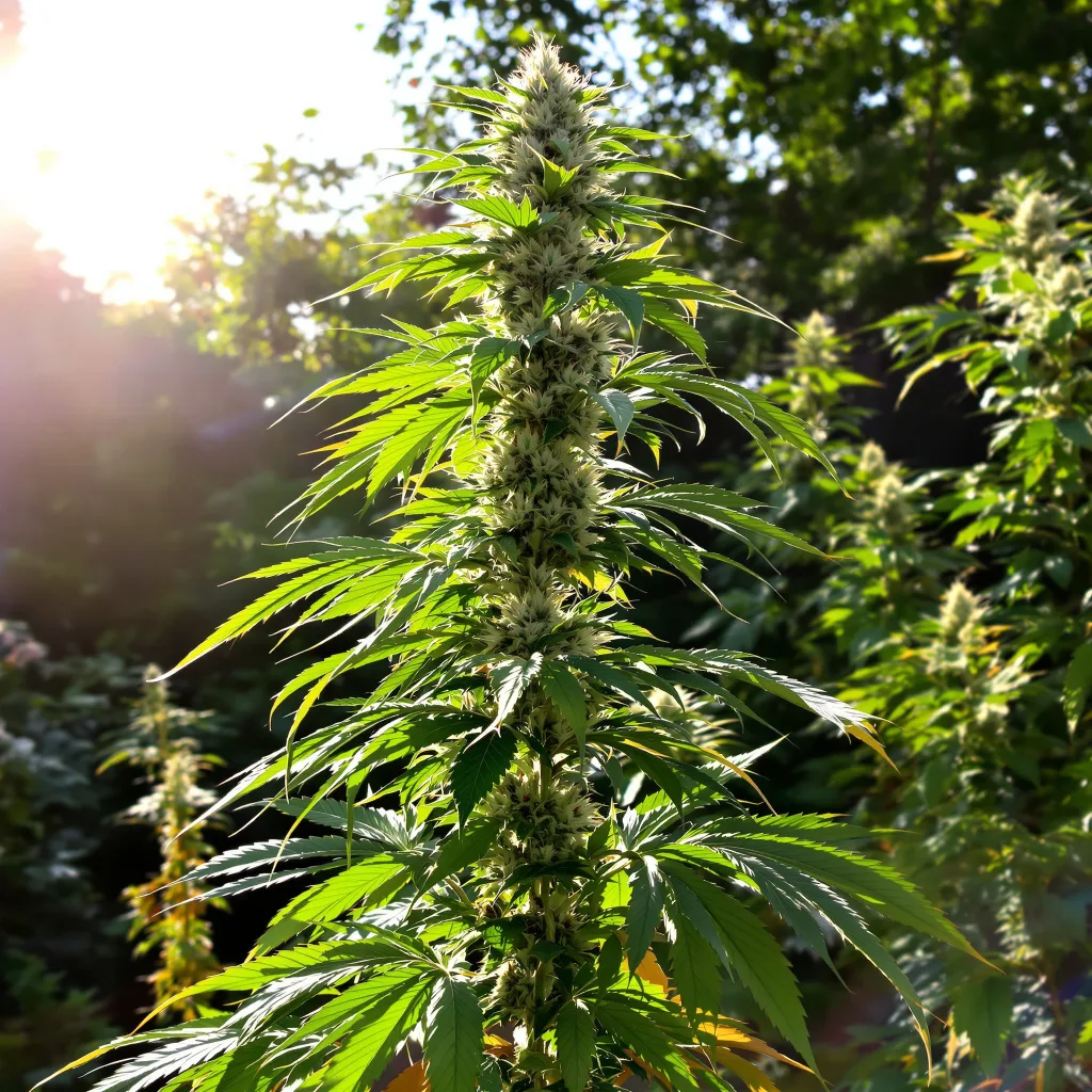 Cinderella's Dream 30% indica / 70% sativa — flor con tricomas visibles