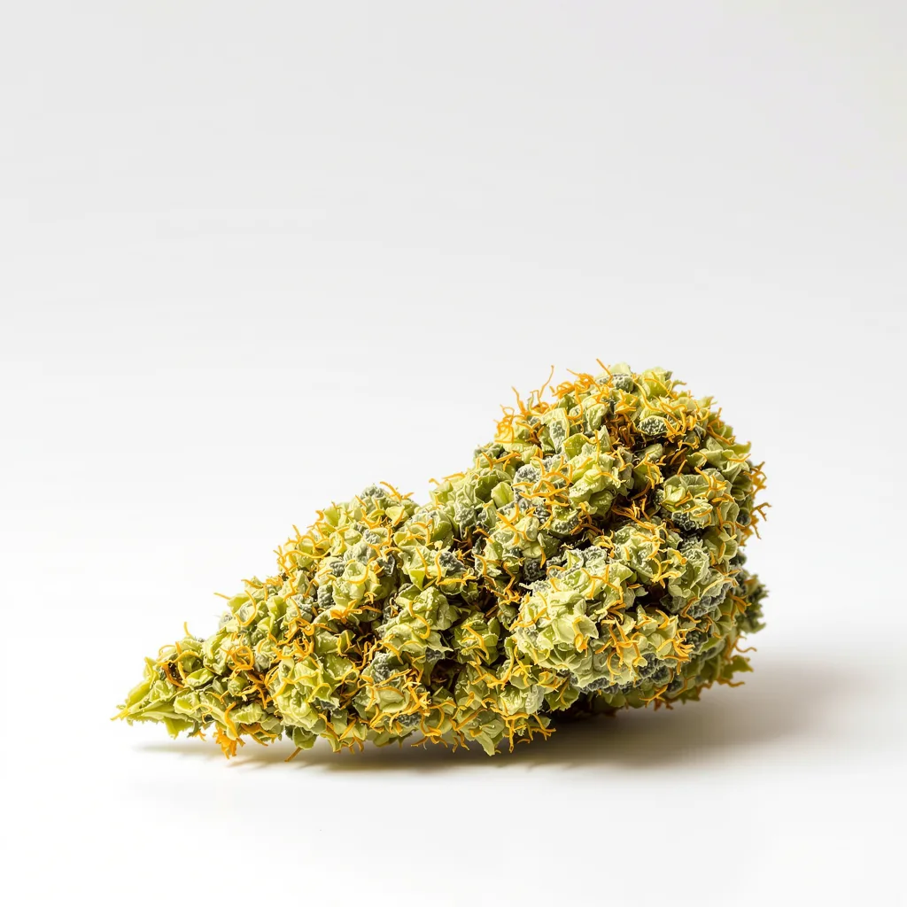 Cinderella's Dream 30% indica / 70% sativa — flor con tricomas visibles
