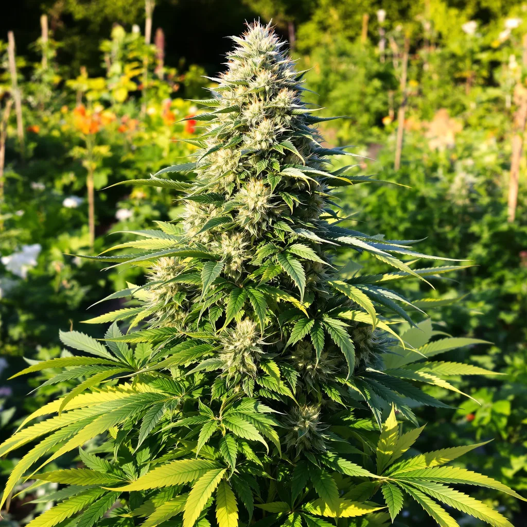 Cinex 30% indica / 60% sativa — flor con tricomas visibles