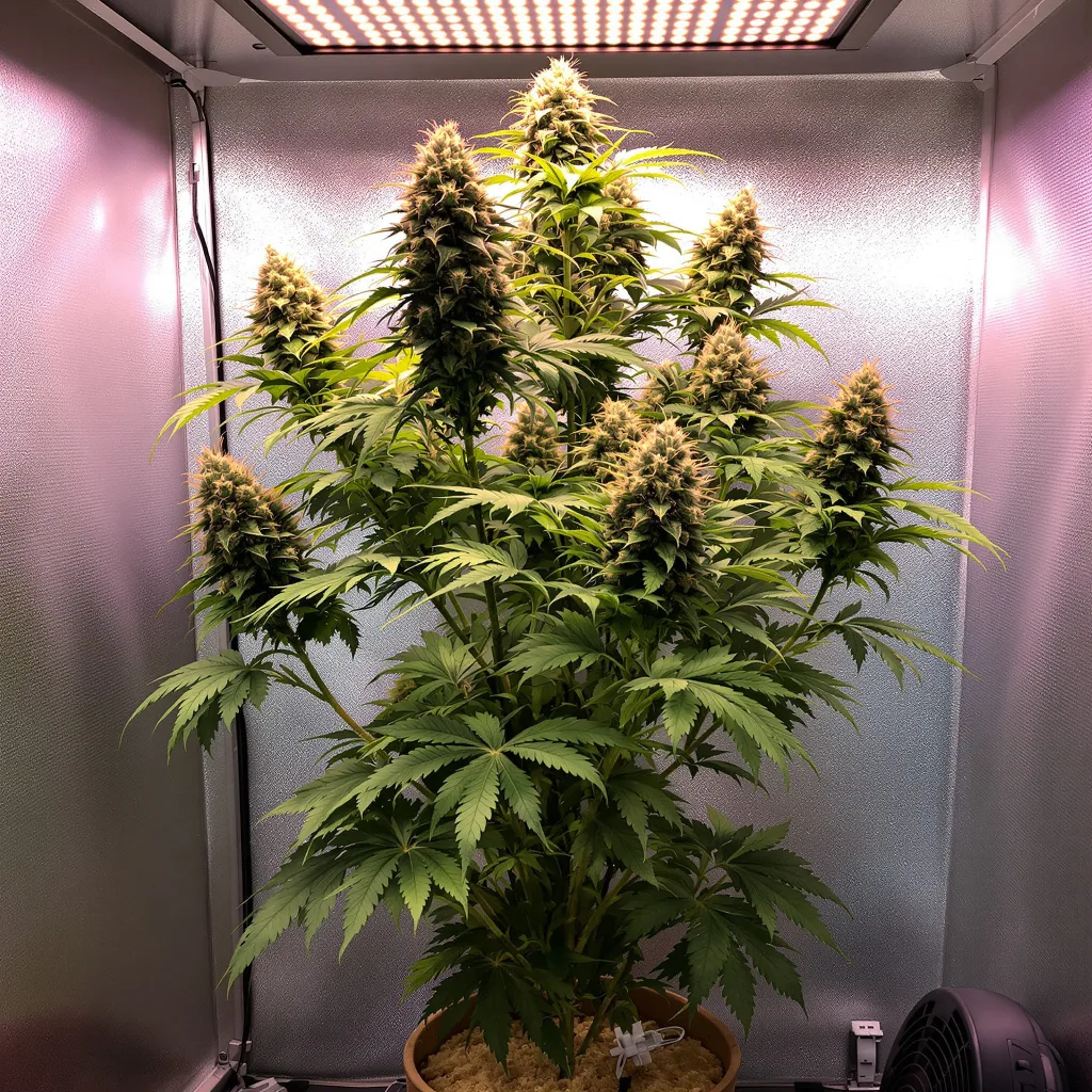 Planta de cannabis Cinex en fase de floración — 120-180 cm feminizada