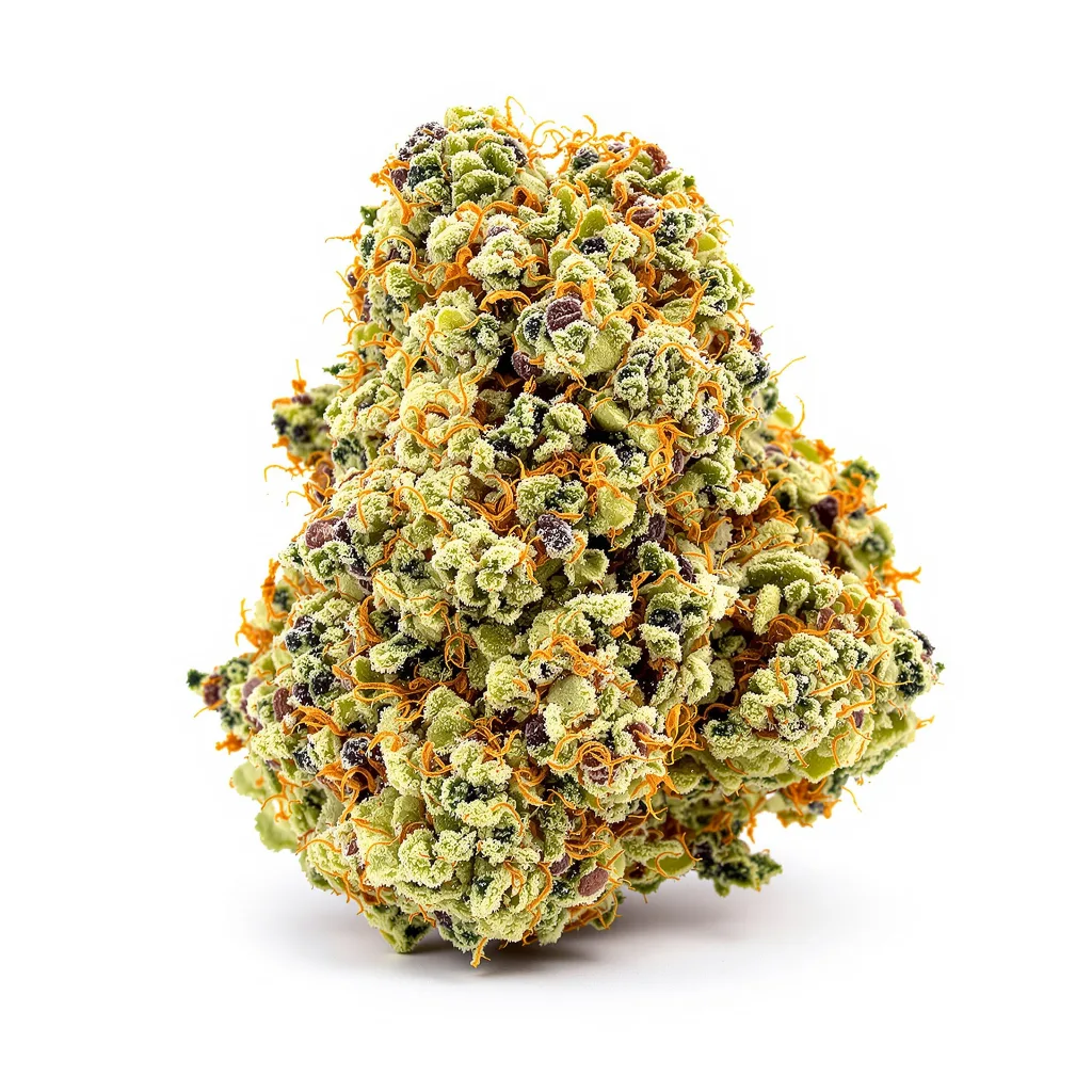 Cinex 30% indica / 60% sativa — flor con tricomas visibles