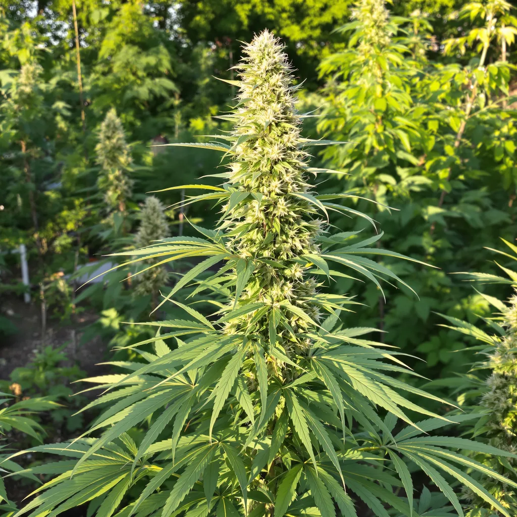 Citrus Sap 20% indica / 80% sativa — flor con tricomas visibles