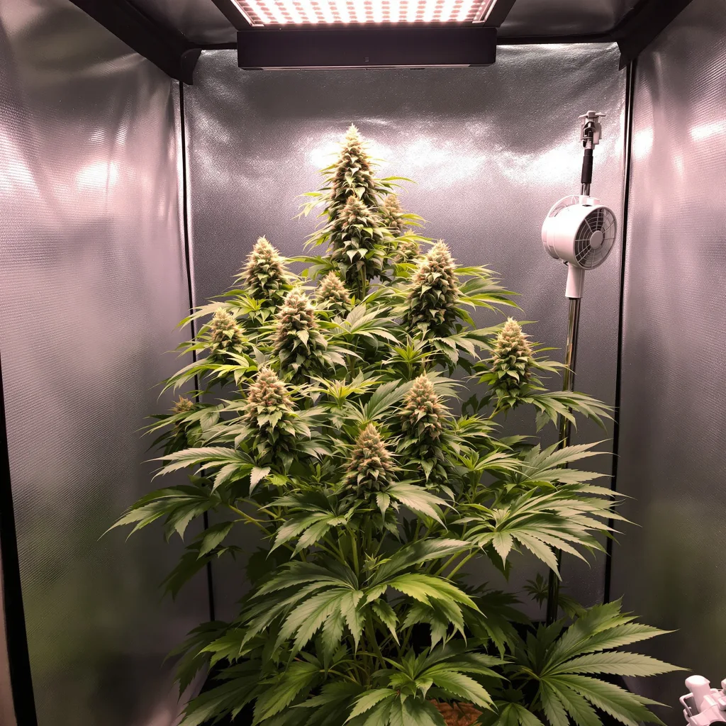 Planta de cannabis Coffee en fase de floración — 150-200 cm feminizada