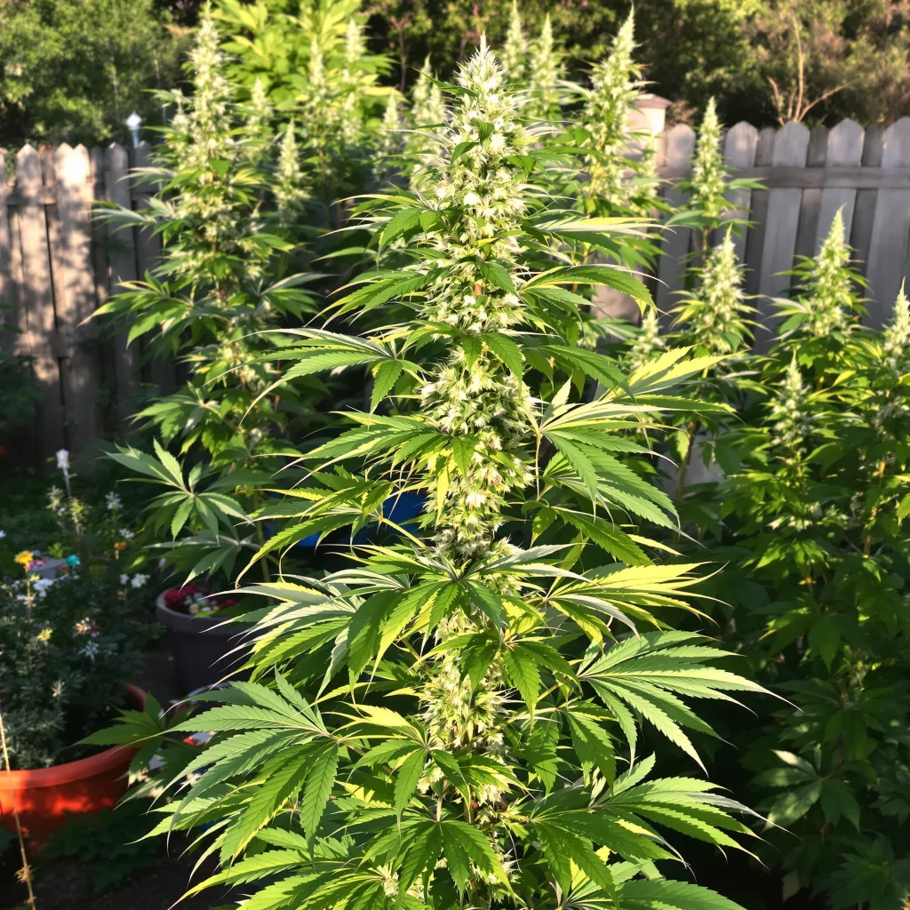 Coffee 12% indica / 88% sativa — flor con tricomas visibles