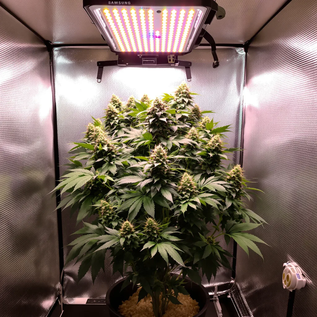 Planta de cannabis Colorado Clementines en fase de floración — 90-130 cm feminizada