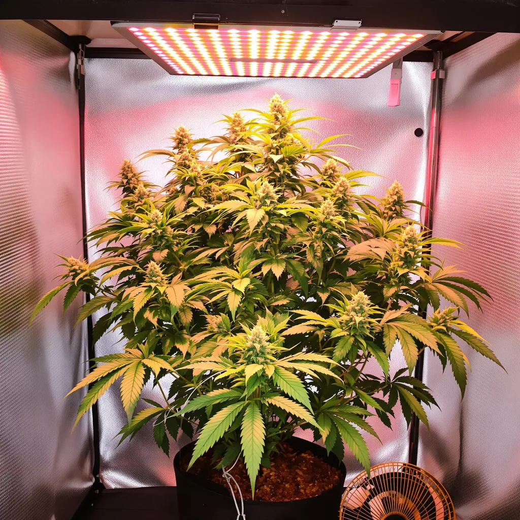 Planta de cannabis Confidential Cheese en fase de floración — 90-130 cm feminizada