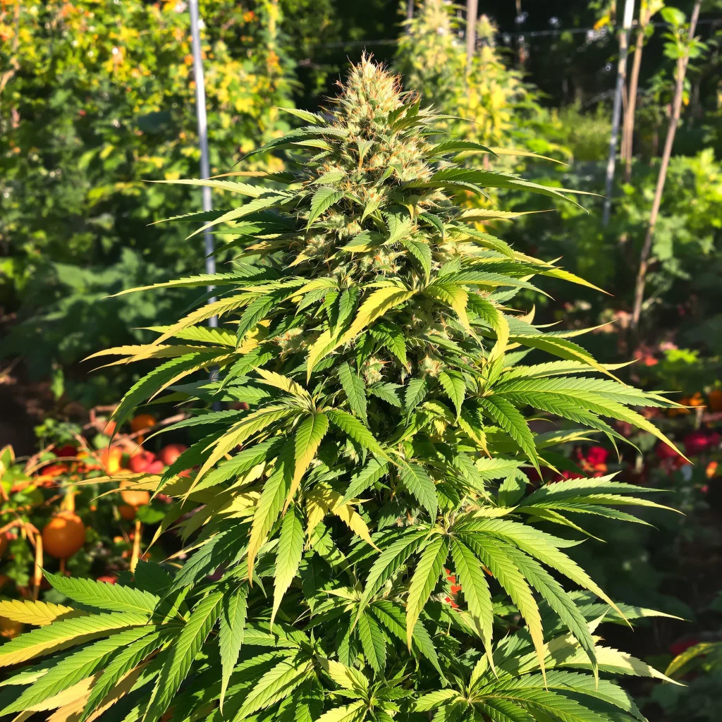 Confidential Wreck 76% indica / 24% sativa — flor con tricomas visibles