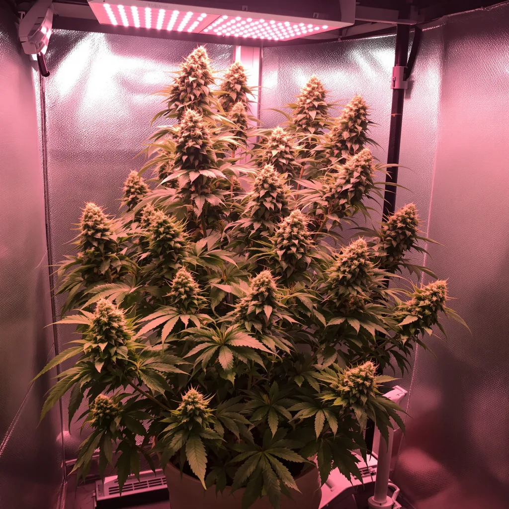 Planta de cannabis Cookie Breath en fase de floración — 120-180 cm feminizada