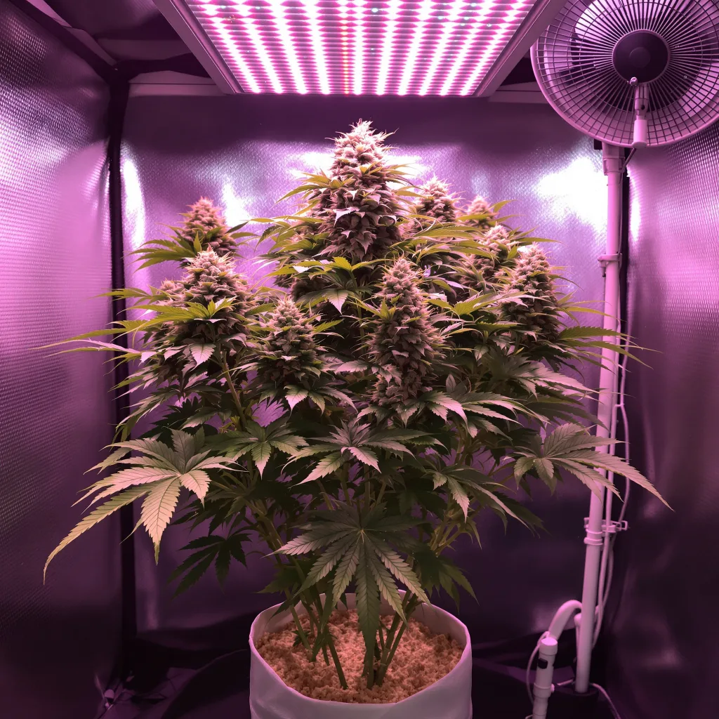 Planta de cannabis Cookie Jar en fase de floración — 90-130 cm feminizada