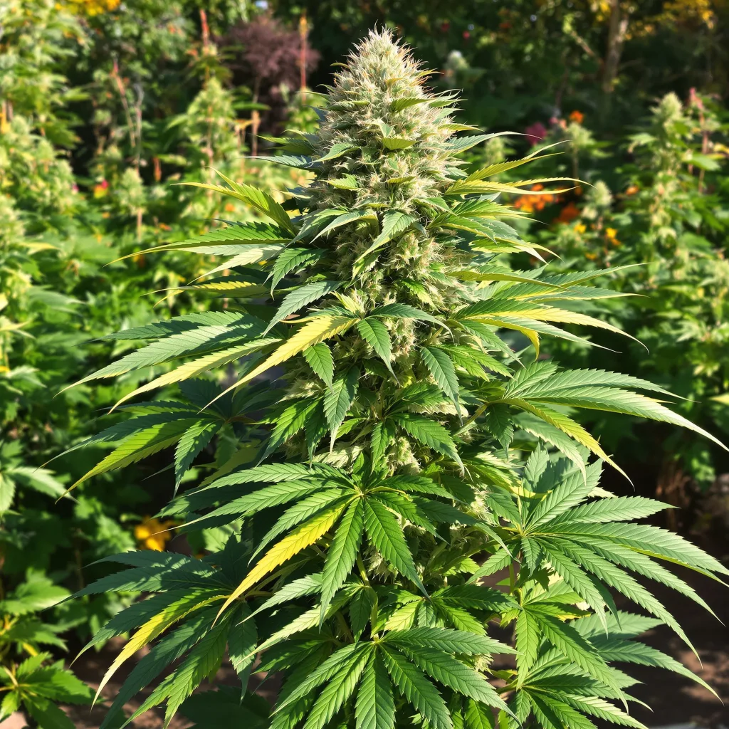 Cookie Monster 84% indica / 16% sativa — flor con tricomas visibles