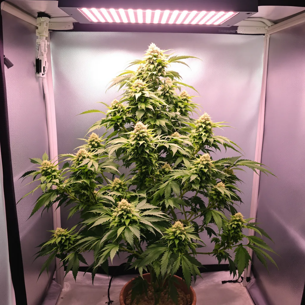 Planta de cannabis Cookie Wreck en fase de floración — 120-180 cm feminizada
