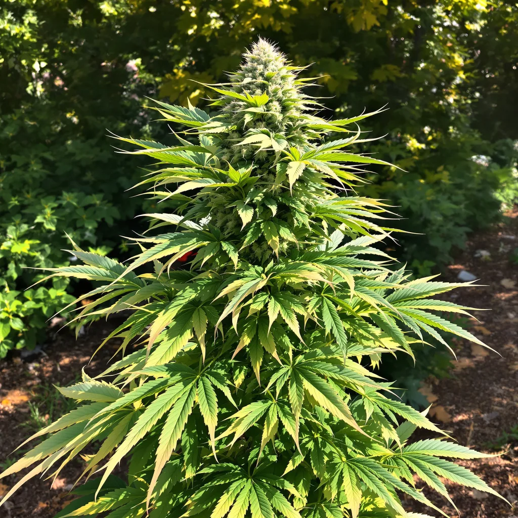 Cookies Kush 84% indica / 16% sativa — flor con tricomas visibles