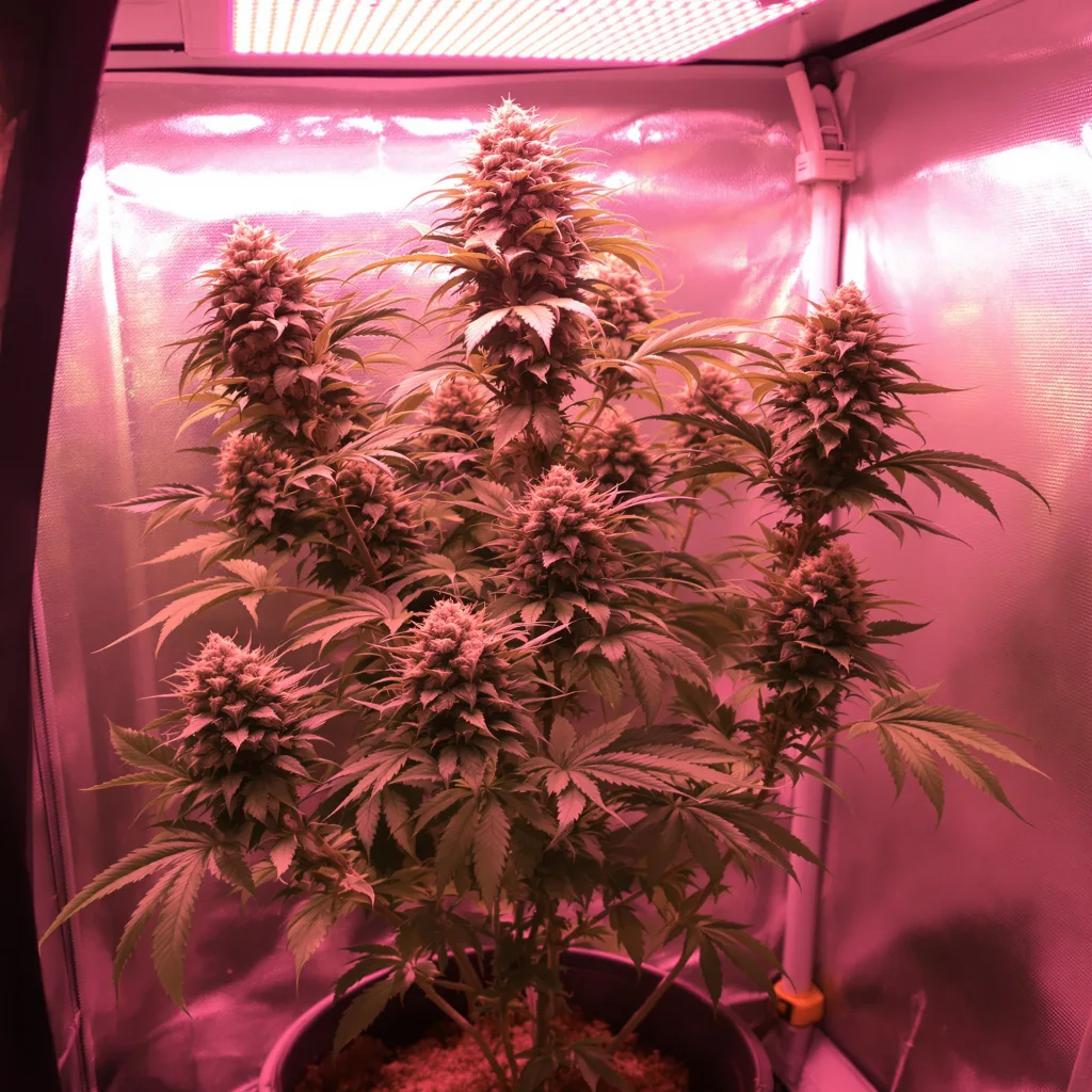 Planta de cannabis Copper Kush en fase de floración — 120-180 cm feminizada