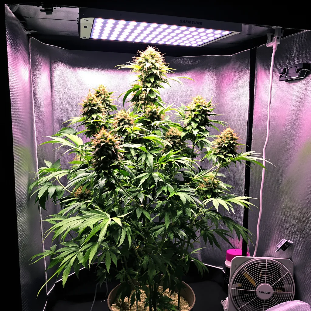 Planta de cannabis Corkscrew en fase de floración — 120-180 cm feminizada