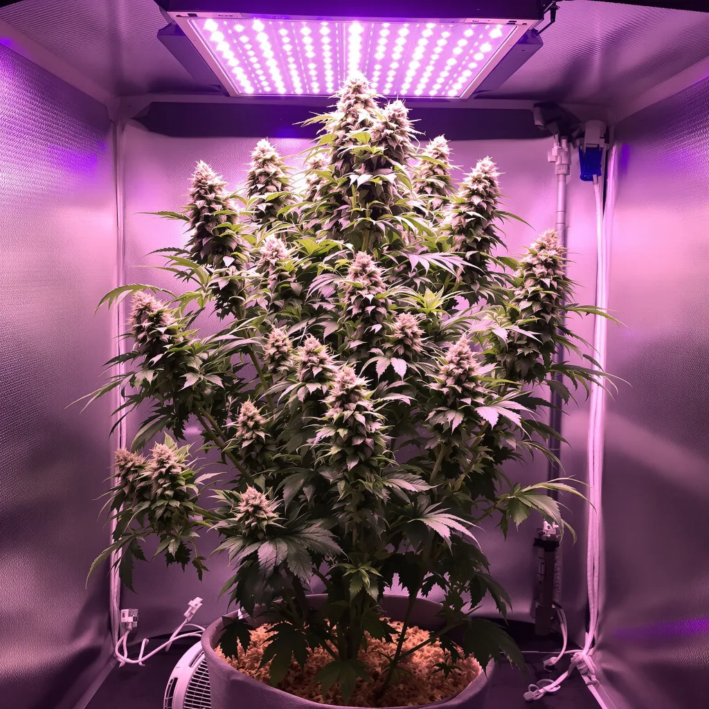 Planta de cannabis Cotton Candy Kush en fase de floración — 120-180 cm feminizada