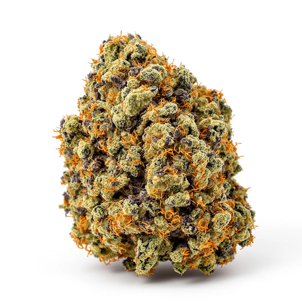 Couch Lock Pack 80% indica / 20% sativa — flor con tricomas visibles