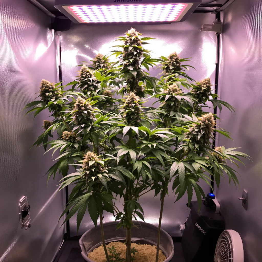 Planta de cannabis Cowboy Kush en fase de floración — 90-130 cm feminizada