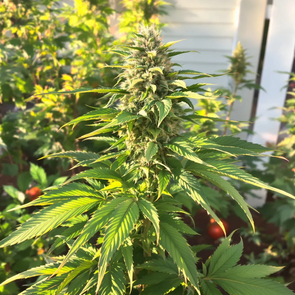 Cracker Jack 81% indica / 19% sativa — flor con tricomas visibles