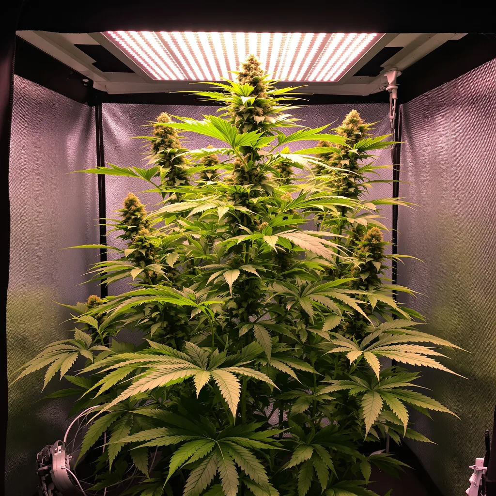 Planta de cannabis Cramnesia en fase de floración — 150-200 cm feminizada