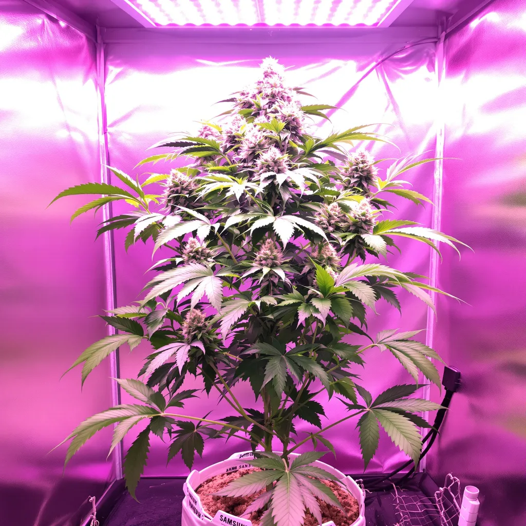 Planta de cannabis Cream en fase de floración — 90-130 cm feminizada