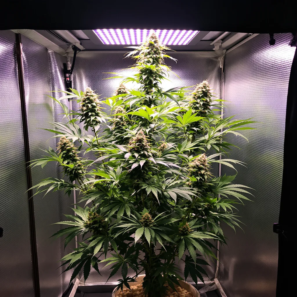 Planta de cannabis Critical Crack en fase de floración — 150-200 cm feminizada