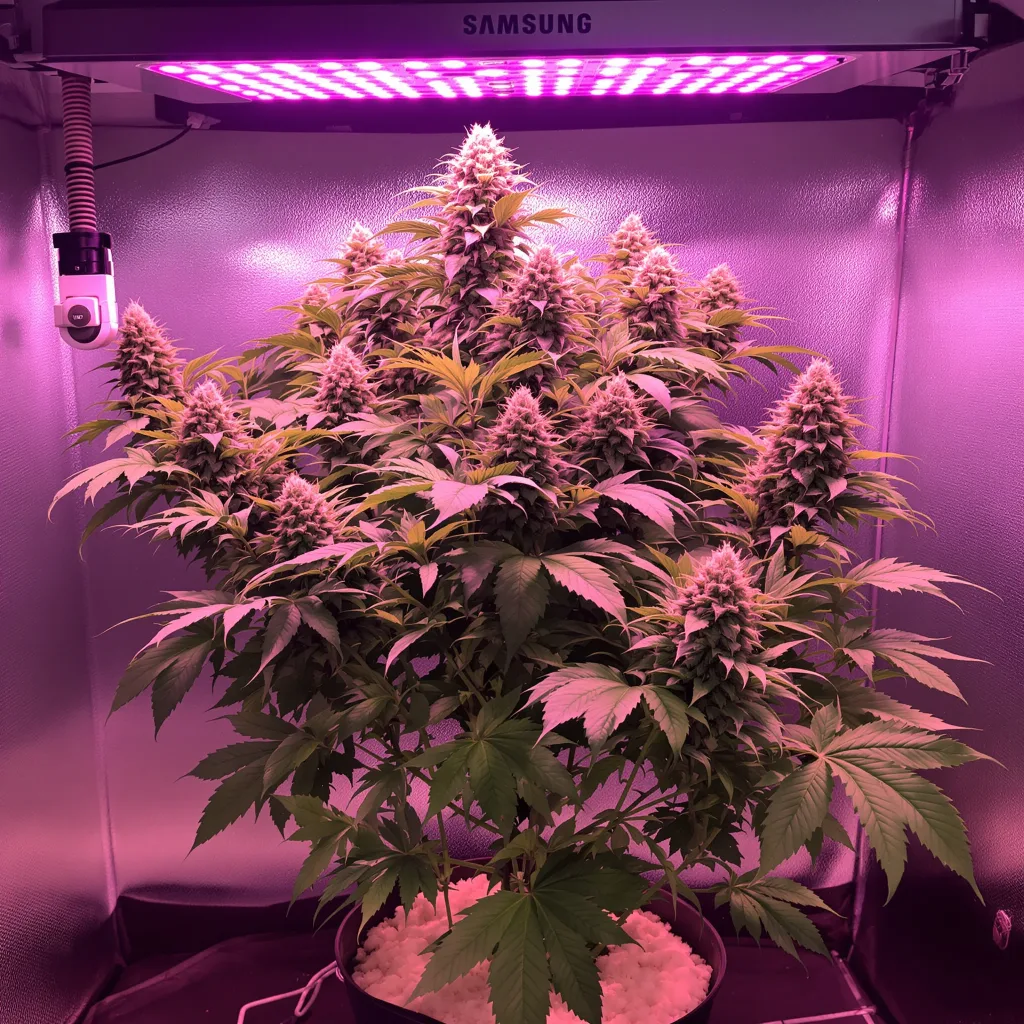 Planta de cannabis Critical Fast Bud en fase de floración — 60-100 cm autofloración