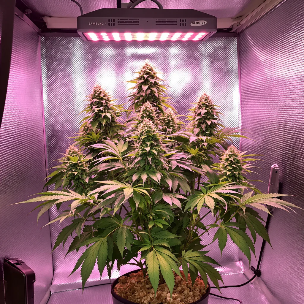 Planta de cannabis Critical Fast Bud en fase de floración — 90-130 cm feminizada